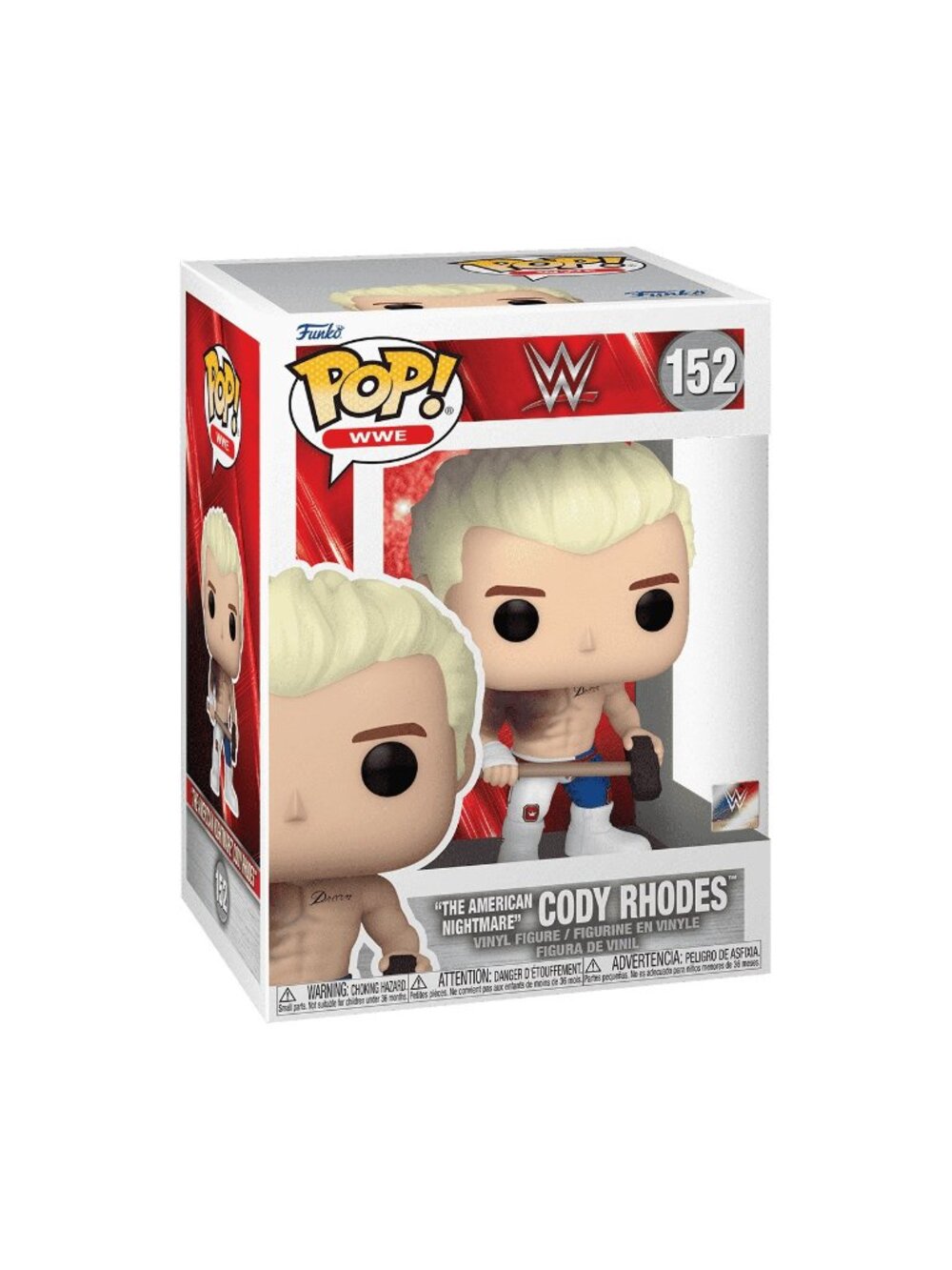Funko Pop! WWE The American Nightmare Cody Rhodes Figure #152!